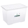 B&M Extra Large Storage Box With Lid -Home Improvement Store 258018 80l sttorage box with lid