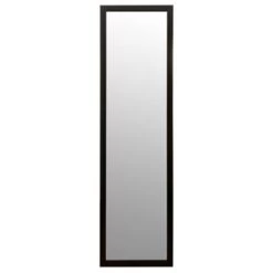 B&M Over Door Mirror 120 X 30cm - Black