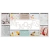 B&M Memories Multi Aperture Photo Frame 10pc -Home Improvement Store 274482 10 Aperture White Photo Frame memories1