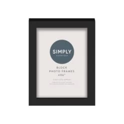 Simply Everyday 4 X 6" Block Frames 3pk - Black -Home Improvement Store 278309 3pk simply everyday block frames 4x6 black 2