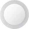 B&M Round Glitter Mirror - Silver 2 B&M Round Glitter Mirror - Silver -Home Improvement Store 311215 round glitter mirror