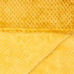 B&M Oversized Waffle Throw - Ochre -Home Improvement Store 344890 oversized waffle throw ochre 3