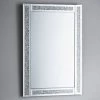 B&M Crushed Jewel Mirror - Silver