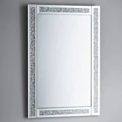 B&M Crushed Jewel Mirror - Silver