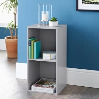Lokken 2 Cube Shelving Unit - Grey 3 Lokken 2 Cube Shelving Unit - Grey