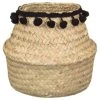 B&M Mini Pompom Basket - Natural 2 B&M Mini Pompom Basket - Natural -Home Improvement Store 355410 mini pompom basket