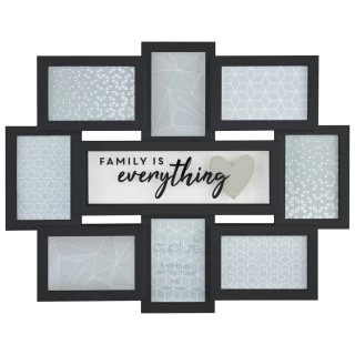B&M Multi Aperture Photo Frame 8pc - Family Is Everything 4 B&M Multi Aperture Photo Frame 8pc - Family Is Everything - Image 2