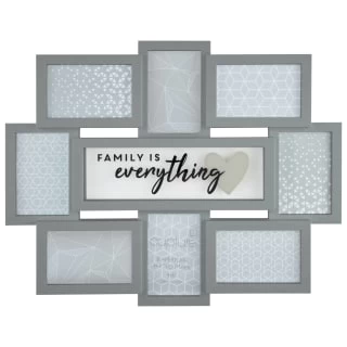 B&M Multi Aperture Photo Frame 8pc - Family Is Everything 3 B&M Multi Aperture Photo Frame 8pc - Family Is Everything
