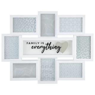 B&M Multi Aperture Photo Frame 8pc - Family Is Everything 5 B&M Multi Aperture Photo Frame 8pc - Family Is Everything - Image 3