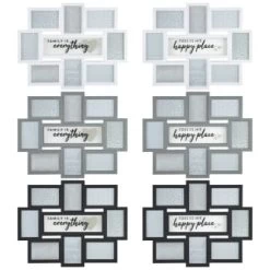 B&M Multi Aperture Photo Frame 8pc - Family Is Everything 9 B&M Multi Aperture Photo Frame 8pc - Family Is Everything -Home Improvement Store 362635 8 aperture quote frame group