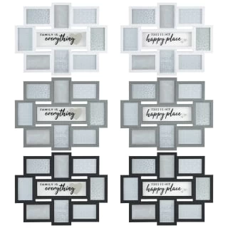 B&M Multi Aperture Photo Frame 8pc - Family Is Everything 6 B&M Multi Aperture Photo Frame 8pc - Family Is Everything - Image 4