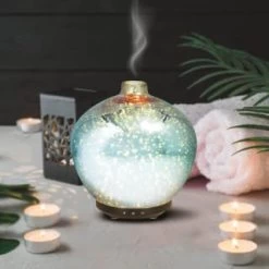 Essence Colour Changing Rose Gold Aroma Diffuser -Home Improvement Store 363278 colour changing glass aroma diffuser rosa cyan