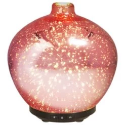 Essence Colour Changing Rose Gold Aroma Diffuser -Home Improvement Store 363278 colour changing glass aroma diffuser rosa red 2