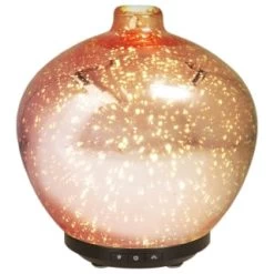 Essence Colour Changing Rose Gold Aroma Diffuser -Home Improvement Store 363278 colour changing glass aroma diffuser rosa yellow