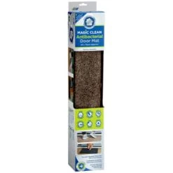B&M Antibacterial Doormat - Brown -Home Improvement Store 366004 anti bac magic clean mat brown