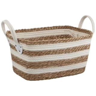 B&M Tribal Nature Striped Wicker Basket 3 B&M Tribal Nature Striped Wicker Basket