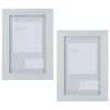 B&M Block Photo Frame 4 X 6" 2pk - Grey