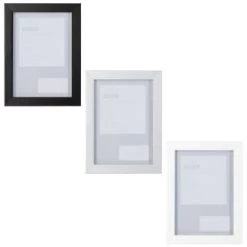 B&M Block Photo Frame 5 X 7" 2pk - White 9 B&M Block Photo Frame 5 X 7" 2pk - White -Home Improvement Store 367046 2pk block photo frame 5x7 main