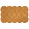 B&M Woven Coir Knot Doormat -Home Improvement Store 370223 woven coir knot
