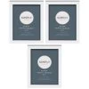 Simply Everyday 5 X 7" Block Frames 3pk - White 2 Simply Everyday 5 X 7" Block Frames 3pk - White -Home Improvement Store 370279 3pk simply everyday block frames 5x7 white