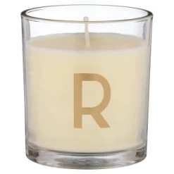 B&M Alphabet Candle (Assorted) - Sandalwood & Amber -Home Improvement Store 372815 372816 372849 alphabet candle sandalwood and amber r1