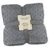 Waffle Faux Fur Throw - Grey -Home Improvement Store 372931 heritage collection waffle faux fur throw 130x160cm 4