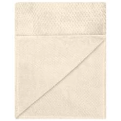 Waffle Faux Fur Throw - Cream -Home Improvement Store 372948 waffle faux fur throw cream 2