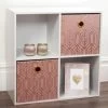 B&M Lana Storage Cubes 2pk - Blush 1 B&M Lana Storage Cubes 2pk - Blush -Home Improvement Store 374348 2pk blush lana storage cubes