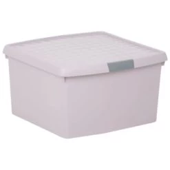 B&M Waffle Clip Box 25.5L - Blush -Home Improvement Store 375471 blush 25 5l waffle clip box 2