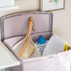 B&M Waffle Clip Box 25.5L - Blush -Home Improvement Store 375471 blush 25 5l waffle clip box 3