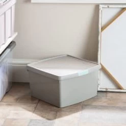 B&M Waffle Clip Box 25.5L - Grey -Home Improvement Store 375472 grey 25 5l waffle clip box 4