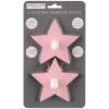 B&M Star Shaped Self Adhesive Hooks 2pk - Blush