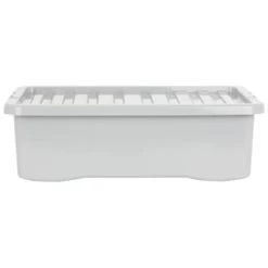 B&M Under Bed Storage Box 32L - Grey -Home Improvement Store 377037 under bed storage box 32l grey 4