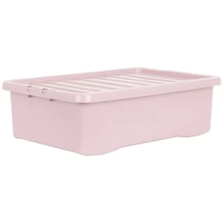 B&M Under Bed Storage Box 32L - Dusty Pink 3 B&M Under Bed Storage Box 32L - Dusty Pink