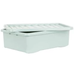 B&M Under Bed Storage Box 32L - Sage 8 B&M Under Bed Storage Box 32L - Sage -Home Improvement Store 377040 under bed storage box 32l sage 4
