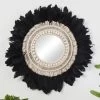 B&M Black Feather Mirror 1 B&M Black Feather Mirror -Home Improvement Store 378381 black feather mirror
