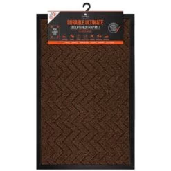 B&M Ultimate Trap Mat 55 X 85cm - Brown -Home Improvement Store 379122 durable ultimate sculpted trap mat 55x85cm brown