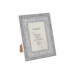B&M Spotty Photo Frame 4 X 6" - Black & White