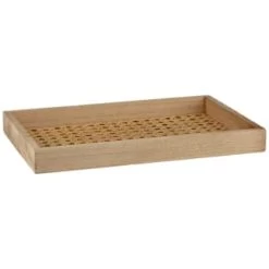 B&M Rattan Rectangle Tray -Home Improvement Store 380084 rattan rectangle tray