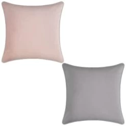 Supersoft Velvet Cushion Covers 2pk - Blush -Home Improvement Store 380355 380356 velvet cushion covers group 2 1