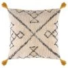 B&M Cleo Tribal Tufted Cushion With Tassels - Multi -Home Improvement Store 380469 cleo tribal tufted cushion with tassels
