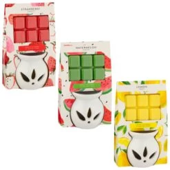 B&M Oil Burner & Wax Melt Set - Watermelon 9 B&M Oil Burner & Wax Melt Set - Watermelon -Home Improvement Store 380472 380475 380478 oil burner wax melt set group