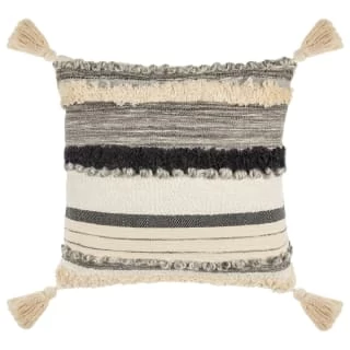 B&M Esme Stripe Woven Cushion - Mono 3 B&M Esme Stripe Woven Cushion - Mono