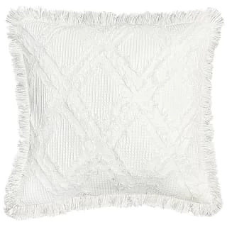 B&M Amara Waffle Geo Cream Cushion 3 B&M Amara Waffle Geo Cream Cushion