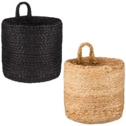 B&M Thera Hanging Storage Basket - Black -Home Improvement Store 381912 381913 thera hanging basket main