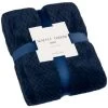 B&M Waffle Throw - Navy -Home Improvement Store 383150 waffle throw navy