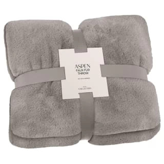 Aspen Throw - Grey 3 Aspen Throw - Grey