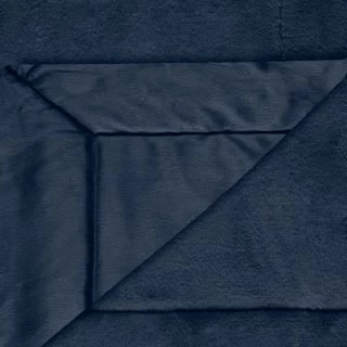 Heritage Collection Aspen Faux Fur Throw - Navy 5 Heritage Collection Aspen Faux Fur Throw - Navy - Image 3