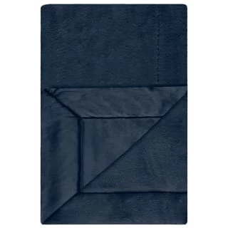 Heritage Collection Aspen Faux Fur Throw - Navy 6 Heritage Collection Aspen Faux Fur Throw - Navy - Image 4