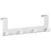 B&M Heavy Duty Overdoor Hooks - White -Home Improvement Store 383565 heavy duty overdoor hooks white